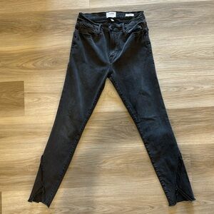 Very flattering fit, stretchy/comfy & the raw hem makes them fashion forward!